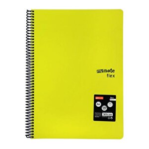Mynote Flex Neon A4 120 Yaprak Spiralli Çizgili Defter