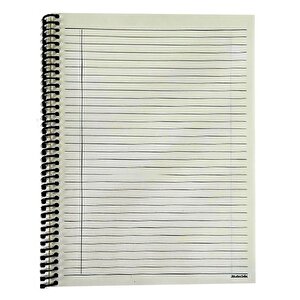 Hisli Şeyler 18,5x25 Spiralli Çizgili Defter - Life Is Şort