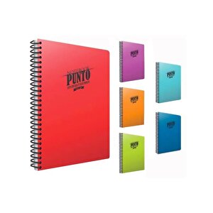 Punto A4 80 Yaprak Spiralli Çizgili Defter