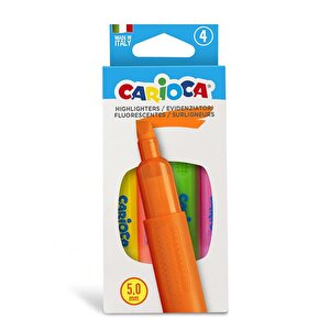 4lü Neon Fosforlu İşaretleme Kalem Seti