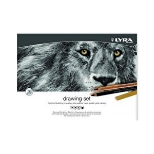 Lyra Drawing 31 Parça Çizim Seti Ahşap Kutulu