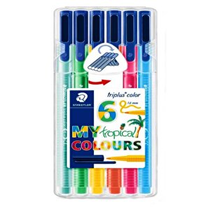 Staedtler Triplus Color Tropical Renkler Kalem Seti 6lı