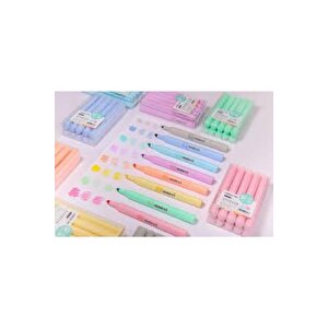 Pastel Renkler Fosforlu Kalem 8 Adet Cs-h716