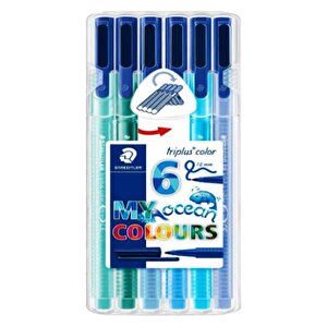 Staedtler Triplus Color Okyanus Renkleri Kalem Seti 6lı