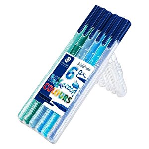 Staedtler Triplus Color Okyanus Renkleri Kalem Seti 6lı