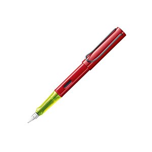 Al Star Dolma Kalem F Uç Ve Defter Seti Glossy Red