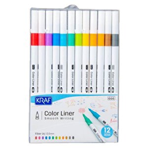 Kraf Color Liner Kalem 05 12li