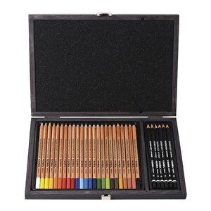 Lyra Rembrandt 30 Parça Polycolor Ve Art Desing Ahşap Kutu