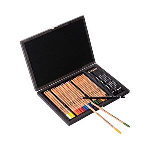 Lyra Rembrandt 30 Parça Polycolor Ve Art Desing Ahşap Kutu