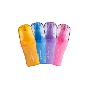 Serve Berry Mini Pastel Fosforlu Kalem 4lü