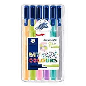 Staedtler Triplus Color Pastel Renkler Kalem Seti 6lı