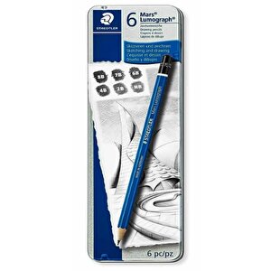Staedtler Mars Lumograph 6lı Çizim Kalem Seti