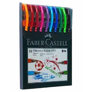 Faber Castell 10lu Tükenmez Kalem Seti