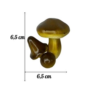 Yapay Mantar 1adet 3boy Yapışık Model 6,5cm