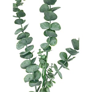 Yapay Çiçek Yeşil Okaliptus 3dallı Uzun Dal 76cm Eucalyptus