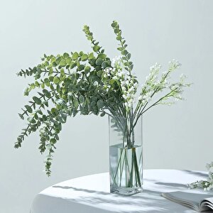 Yapay Çiçek Yeşil Okaliptus 3dallı Uzun Dal 76cm Eucalyptus