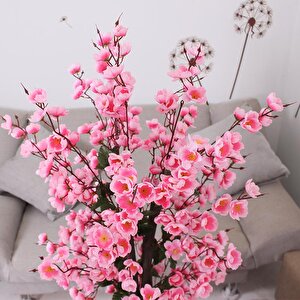 Yapay Ağaç Pembe Japon Kiraz Çiçeği Bahardalı Ağacı Sakura Çiçeği Çalılı 150cm