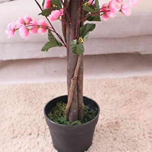 Yapay Ağaç Pembe Japon Kiraz Çiçeği Bahardalı Ağacı Sakura Çiçeği Çalılı 150cm