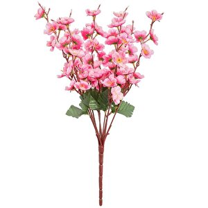 Yapay Çiçek Bahardalı Japon Kiraz Çiçeği 9 Dallı 40cm Pambe Açık