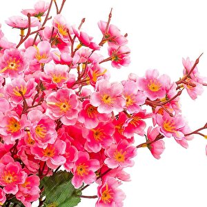 Yapay Çiçek Bahardalı Japon Kiraz Çiçeği 9 Dallı 40cm Pambe Açık