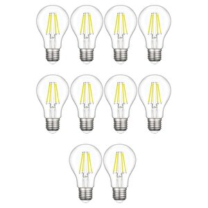 Led Ampul 6w 6500k E27 ( Beyaz ) ( A60 ) 10'lu Erd-96