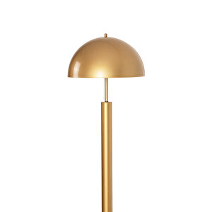 Noa Eskitme Gold Mushroom Lambader Modern Dekoratif Metal Oturma Odası Çalışma Odası Zemin Lambası