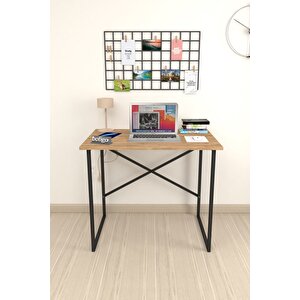 60x90 Cm Çalışma Masası Bilgisayar Masası Ofis Ders Yemek Masası Çam