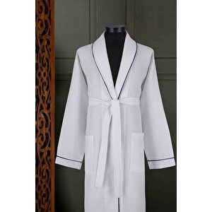 Unisex Soho Pike Bornoz Beyaz