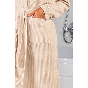 Unisex Soho Pike Bornoz Bej 2XL
