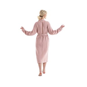 Unisex Kimono 4 Kat Müslin Bornoz Pudra