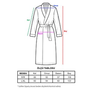 Unisex Kimono 4 Kat Müslin Bornoz Gri