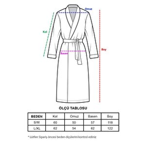 Unisex Kapşonlu 4 Kat Müslin Bornoz - Gri