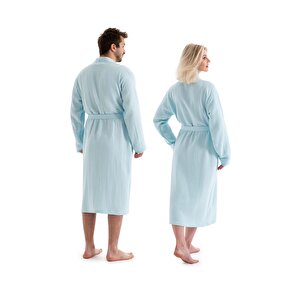 Unisex Kimono 4 Kat Müslin Bornoz Mint