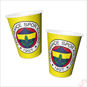 Fenerbahçe Sk Karton Bardak - 8 Adet