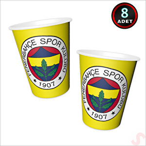 Fenerbahçe Sk Karton Bardak - 8 Adet