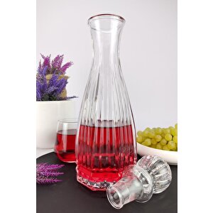 Linea Cam Kapaklı Su Ve Meşrubat Sürahisi Karaf Şişe 750 Ml - Ln.kir.011.00.000 C1-1-288
