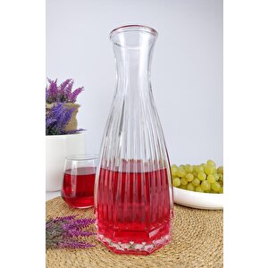 Digithome Linea Cam Kapaklı Su Ve Meşrubat Sürahisi Karaf Şişe 750 Ml - Ln.kir.011.00.000 C1-1-288