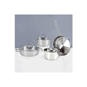 Jumbo Palermo 7 Parça Çelik Tencere Seti 500.01.02.2457