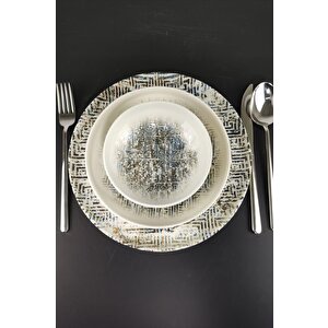 Digithome Toledo 24 Parça Dijital Yemek Takımı Chole - Ipf874 C320.045