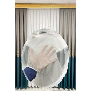 Vakko Şantuklu Ekstra Gramajlı 1/2 Seyrek Pile Gorgeous Tül Perde - Kırışmaz Ütü Gerektirmez 320x230 cm