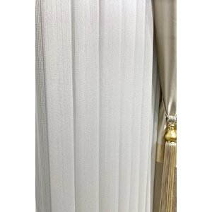 Kanada Tülü Extra Gramajlı 1x2 Seyrek Pile - Kırışmaz Ütü Gerektirmez 430x220 cm