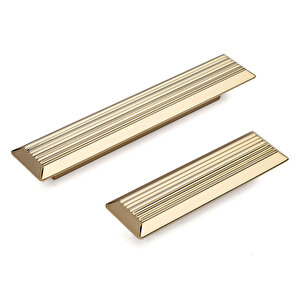 9012 Line-çizgili Kulp Altın Renk Tek Adet 128 Mm