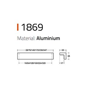 Uzun Kulp Anti̇k Renk 160 Mm