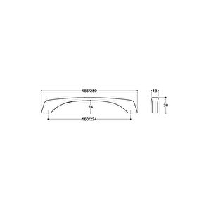 4635 Modern Kulp Gold Renk160 Mm