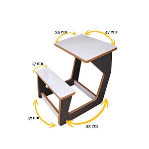 Mini Öğrenci Sırası: Montessori Çalışma Ve Aktivite Masası | Eğlenelim-öğrenelim Masası