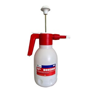 2000 Profesyonel Kimyasal Dayanımlı Basınçlı Pompa 2 Litre - Kırmızı/beyaz (nbr)