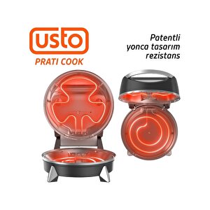 Usto 2850 Prati Cook Çok Amaçlı Pişirici Siyah