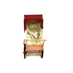 Himarry Dekoratif Metal Bebek Arabası Biblo Vintage Knm-c0312