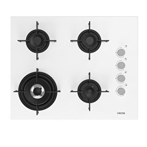 Beyaz Cam Ankastre Set 535 W - 189 Dw Ocak Woklu-321 W Fırın Turbo