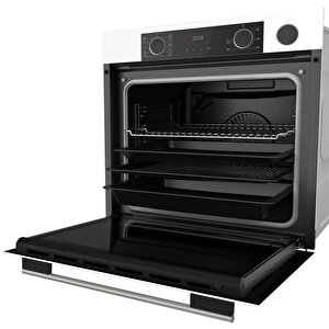 Ferre Steamart Bl Modüler Serisi Beyaz Cam Ankastre Set (d081+bl136+xe64cb)